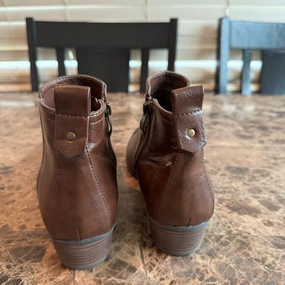 Michael By Michael Shannon Bootie Boots Sz 8 Brown​ - Picture 4 of 12